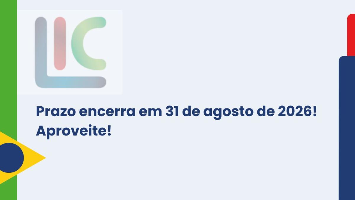 Inscrições abertas para o Programa de Incentivo Fiscal – LIC/2026